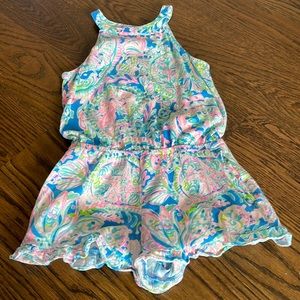 Girls Lilly Pulitzer Romper Size 6-7